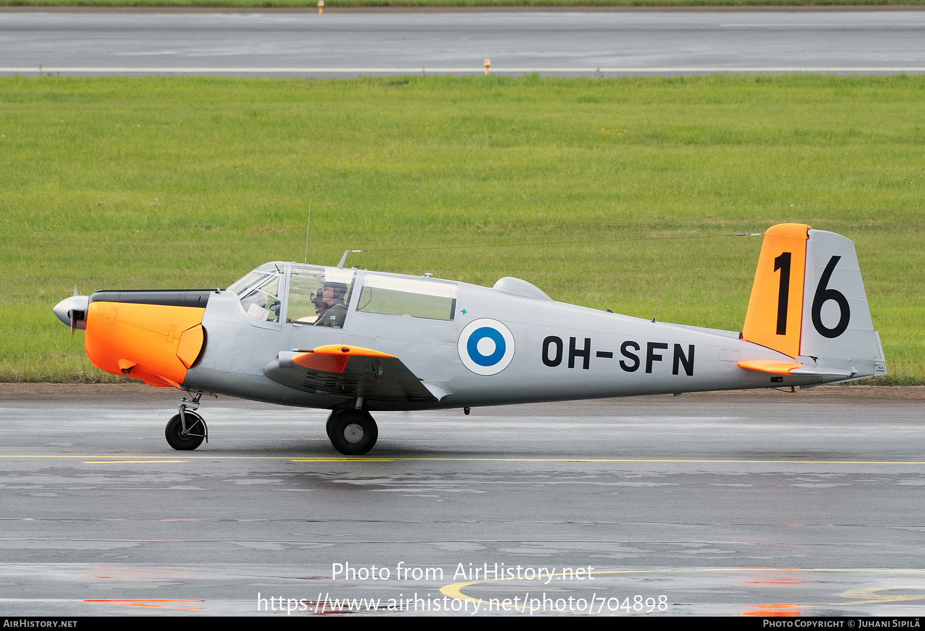 Aircraft Photo of OH-SFN / SF-16 | Saab 91D Safir | Finland - Air Force | AirHistory.net #704898