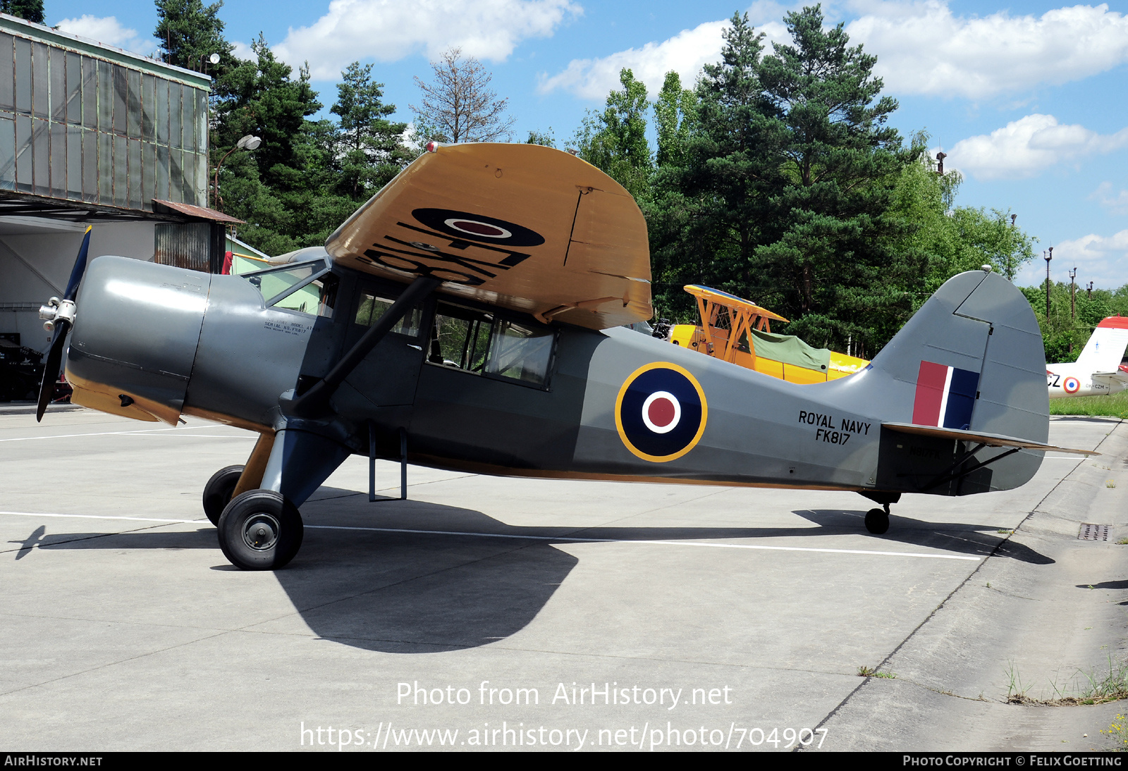 Aircraft Photo of N817FK / FK817 | Stinson AT-19 Reliant (V-77) | UK - Navy | AirHistory.net #704907