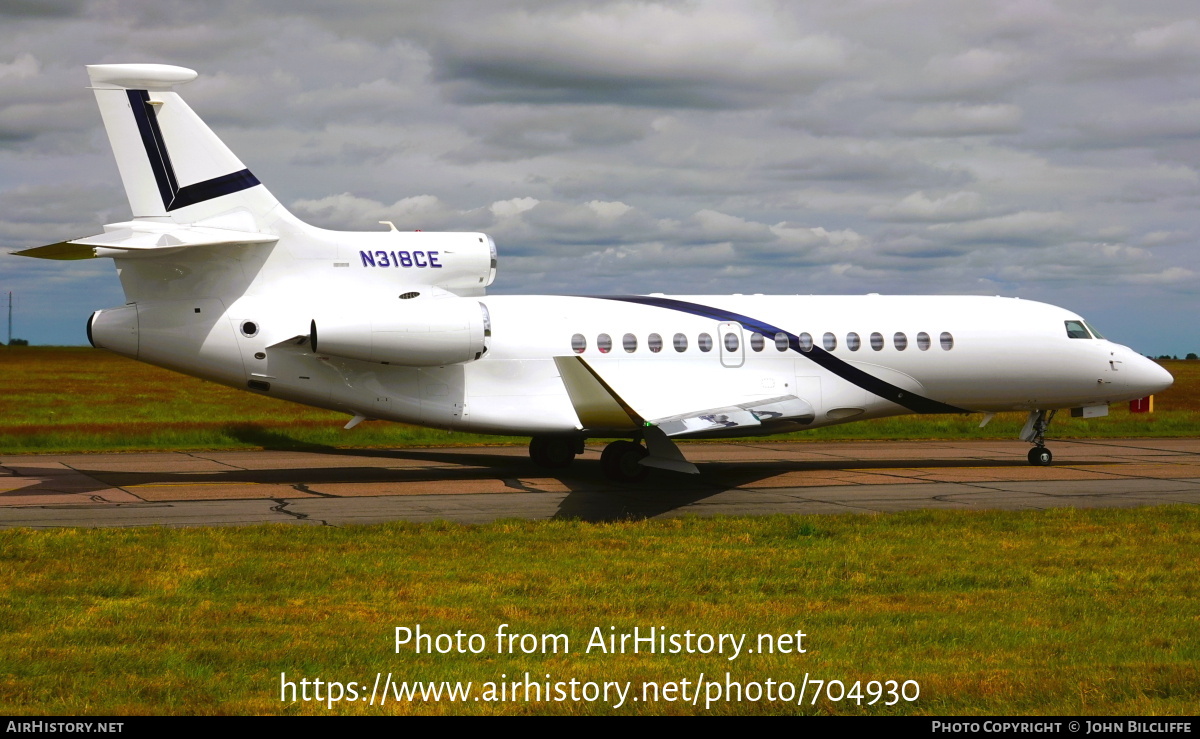 Aircraft Photo of N318CE | Dassault Falcon 8X | AirHistory.net #704930