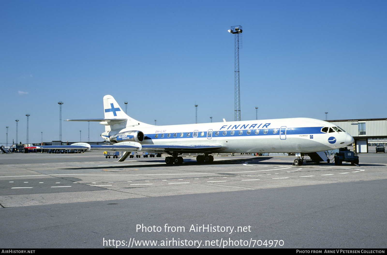 Aircraft Photo of OH-LSC | Sud SE-210 Caravelle 10B3 Super B | Finnair | AirHistory.net #704970