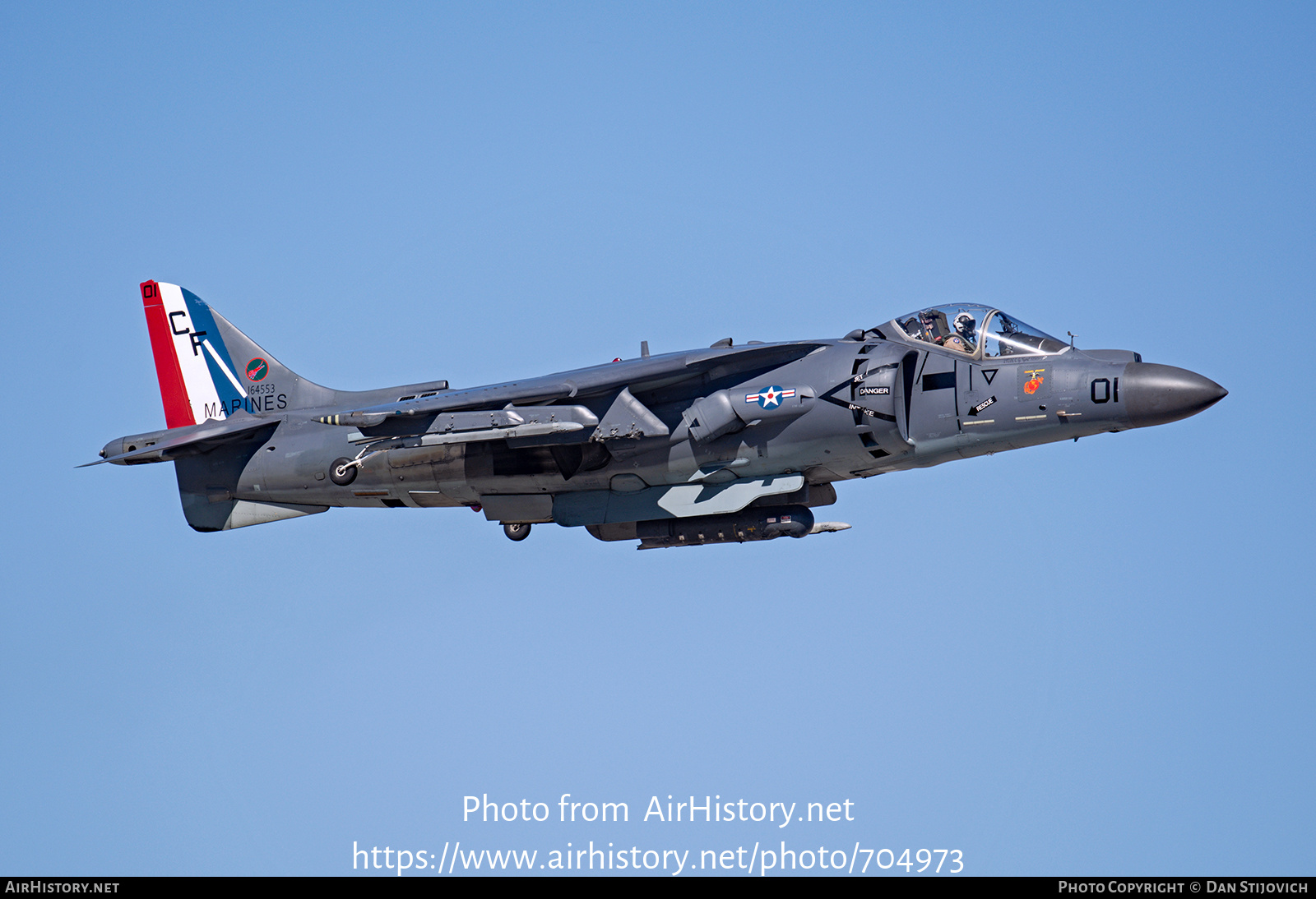 Aircraft Photo of 164553 | Boeing AV-8B Harrier II+ | USA - Marines | AirHistory.net #704973