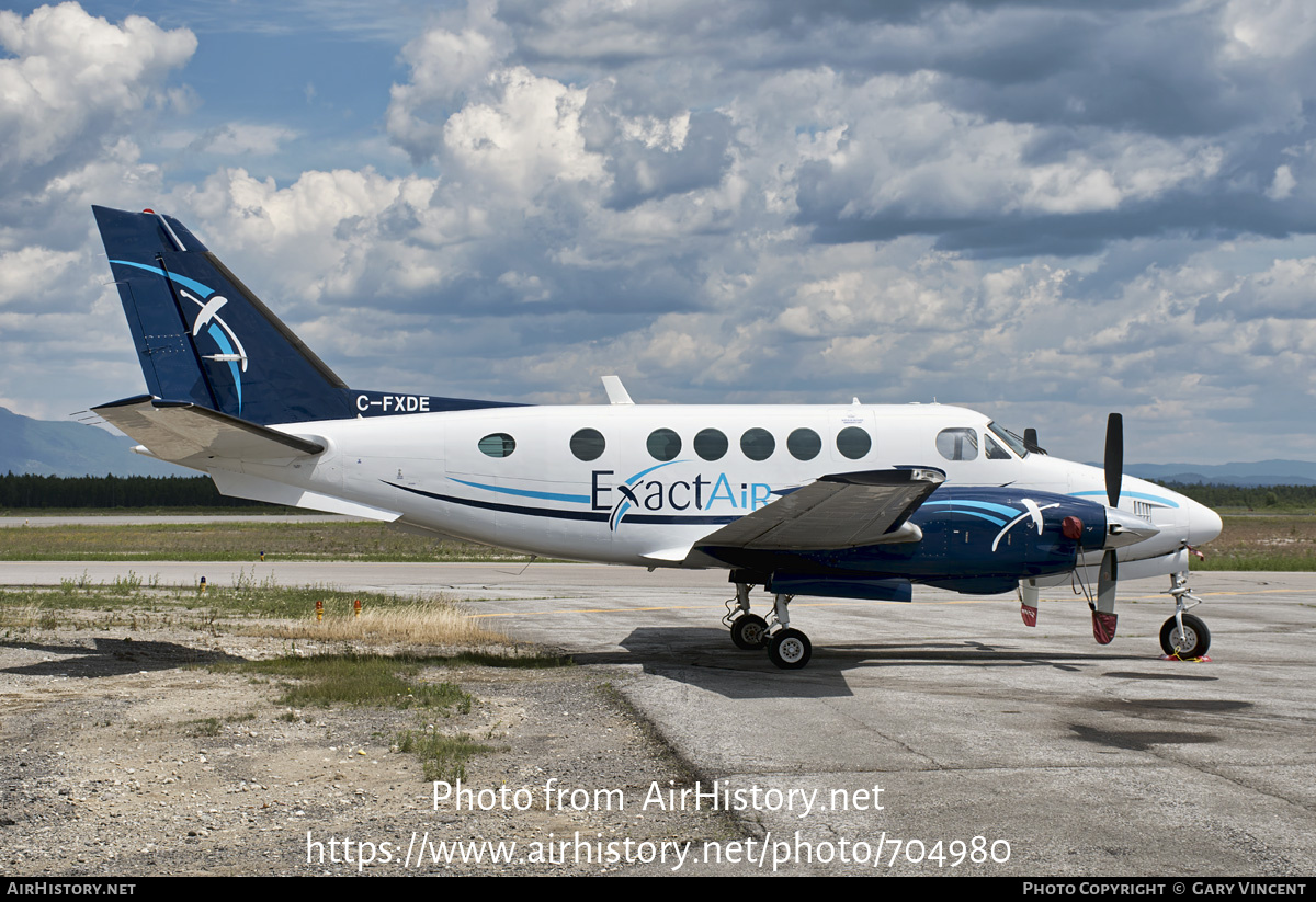 Aircraft Photo of C-FXDE | Beech A100 King Air | Exact Air | AirHistory.net #704980