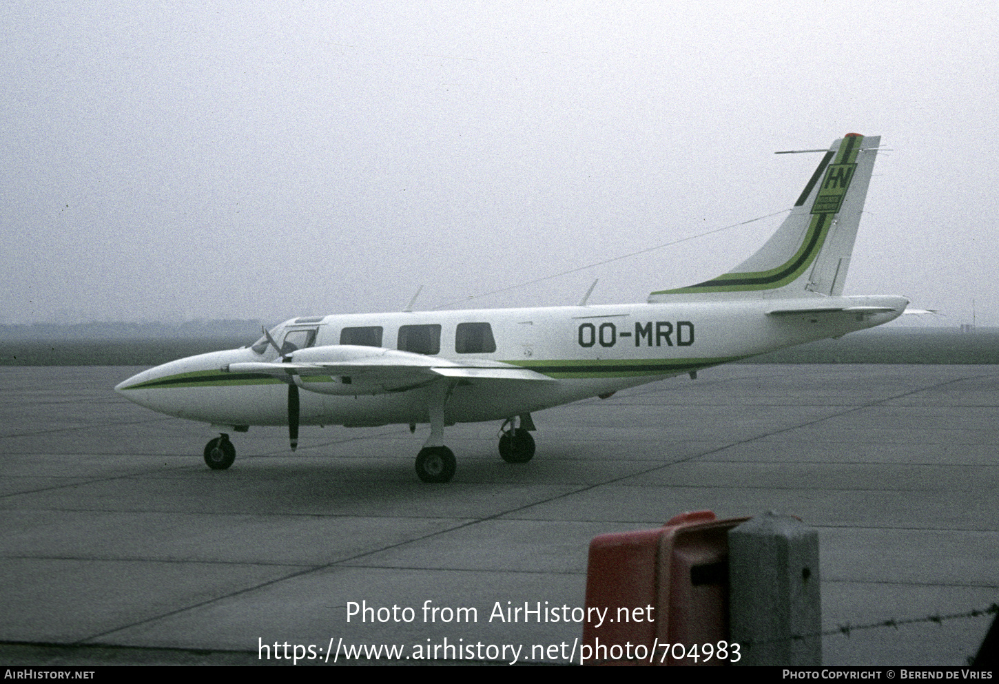 Aircraft Photo of OO-MRD | Piper PA-60-601P Aerostar | Hessenatie Antwerpen - HN | AirHistory.net #704983