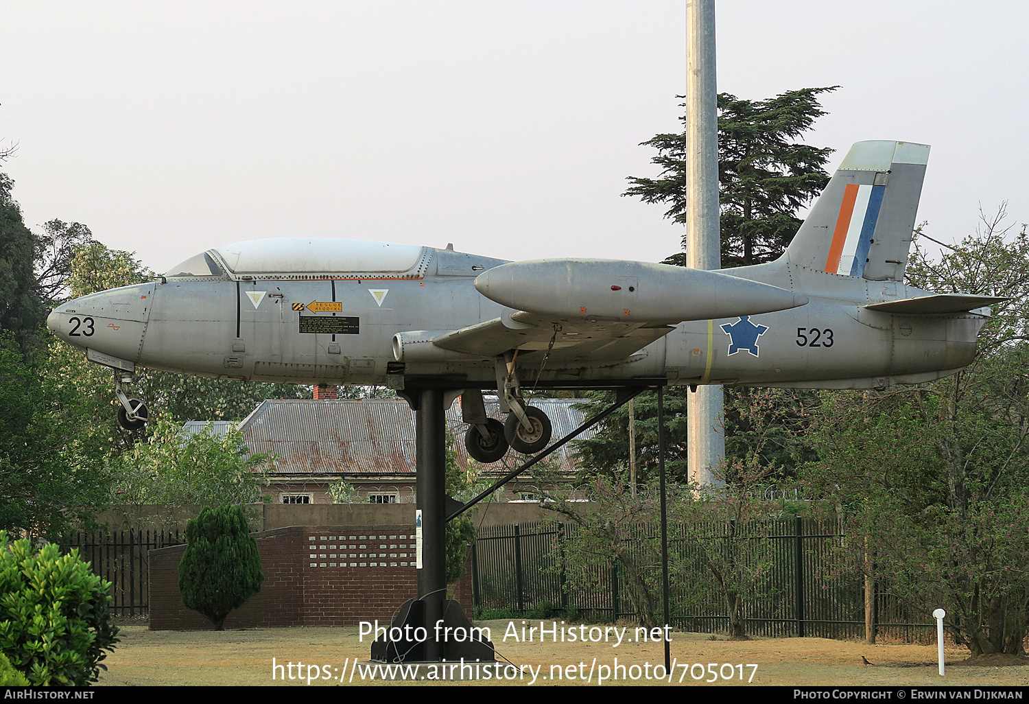 Aircraft Photo of 523 | Atlas MB-326M Impala 1 | South Africa - Air Force | AirHistory.net #705017