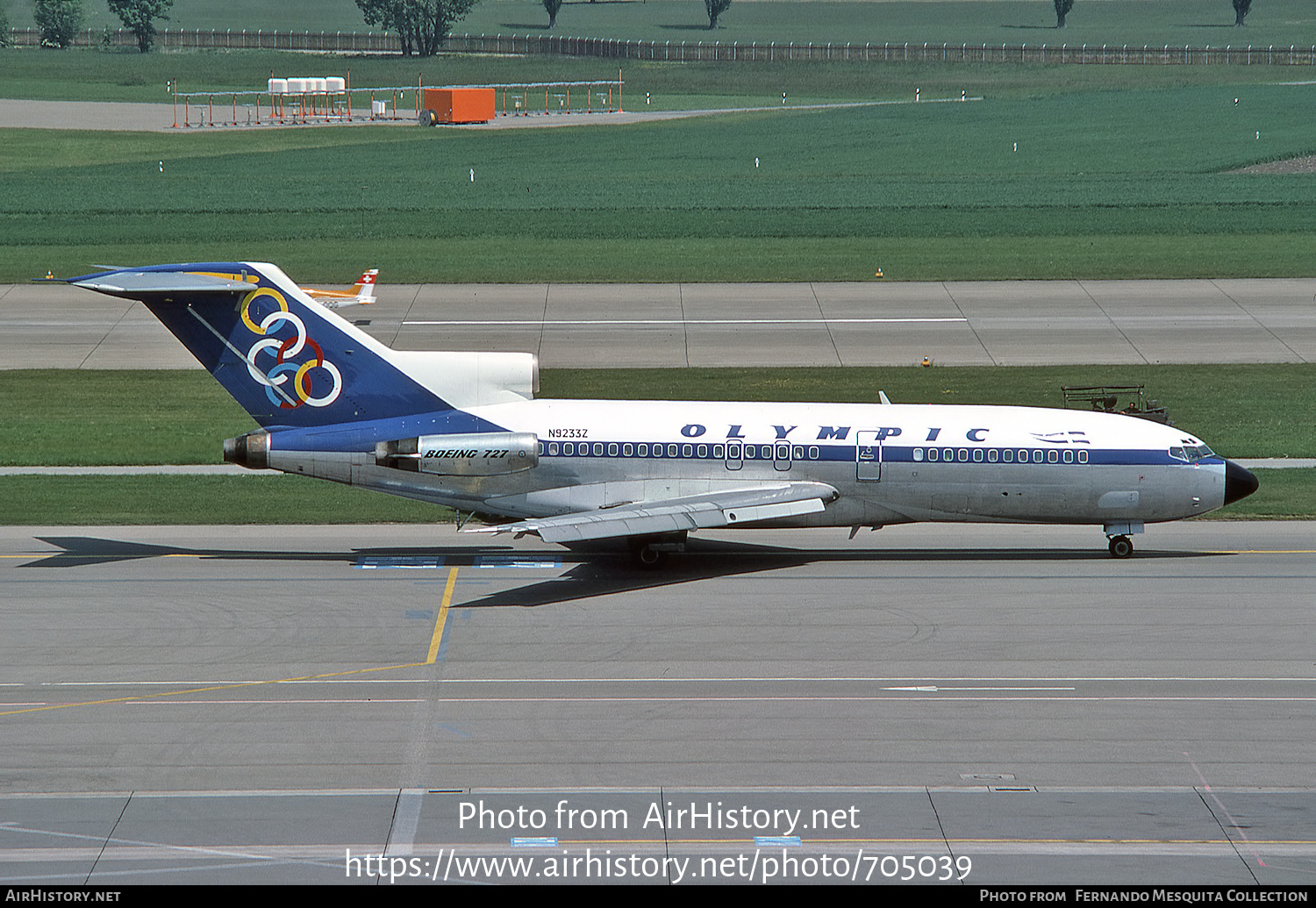 Aircraft Photo of N9233Z | Boeing 727-30 | Olympic | AirHistory.net #705039