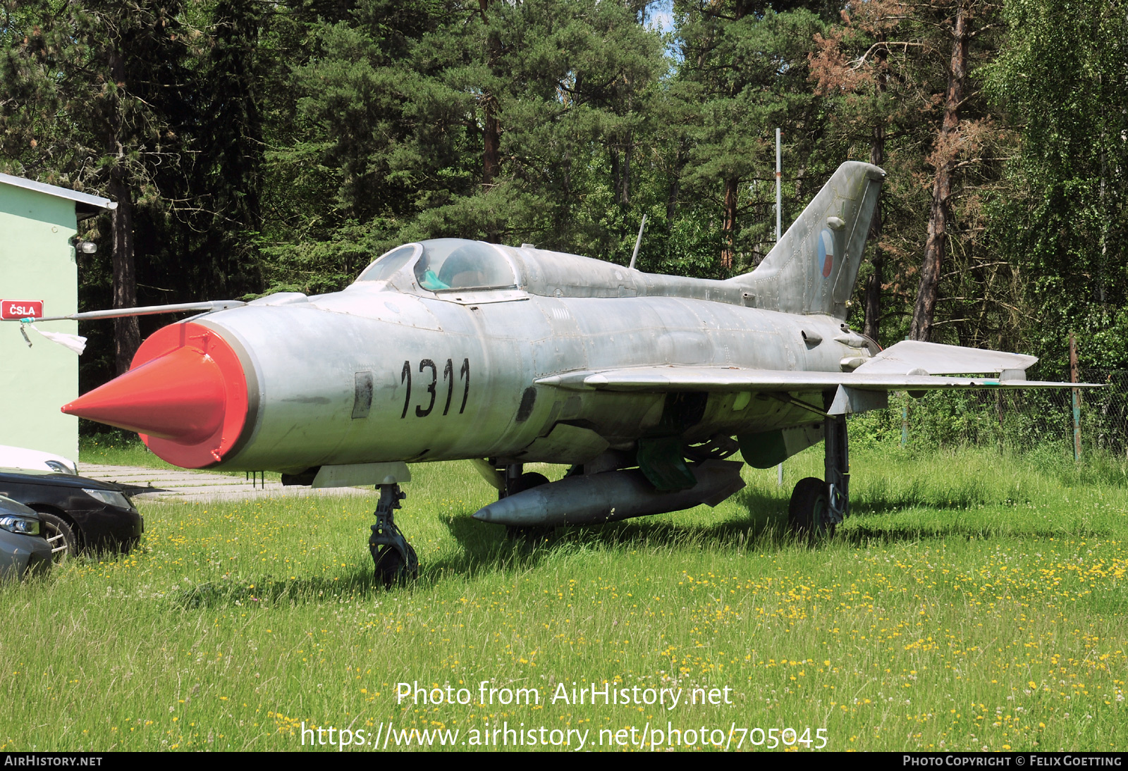 Aircraft Photo of 1311 | Mikoyan-Gurevich MiG-21PF | Czechoslovakia - Air Force | AirHistory.net #705045