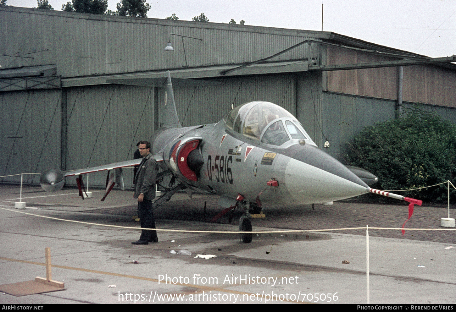 Aircraft Photo of D-5816 | Lockheed TF-104G Starfighter | Netherlands - Air Force | AirHistory.net #705056