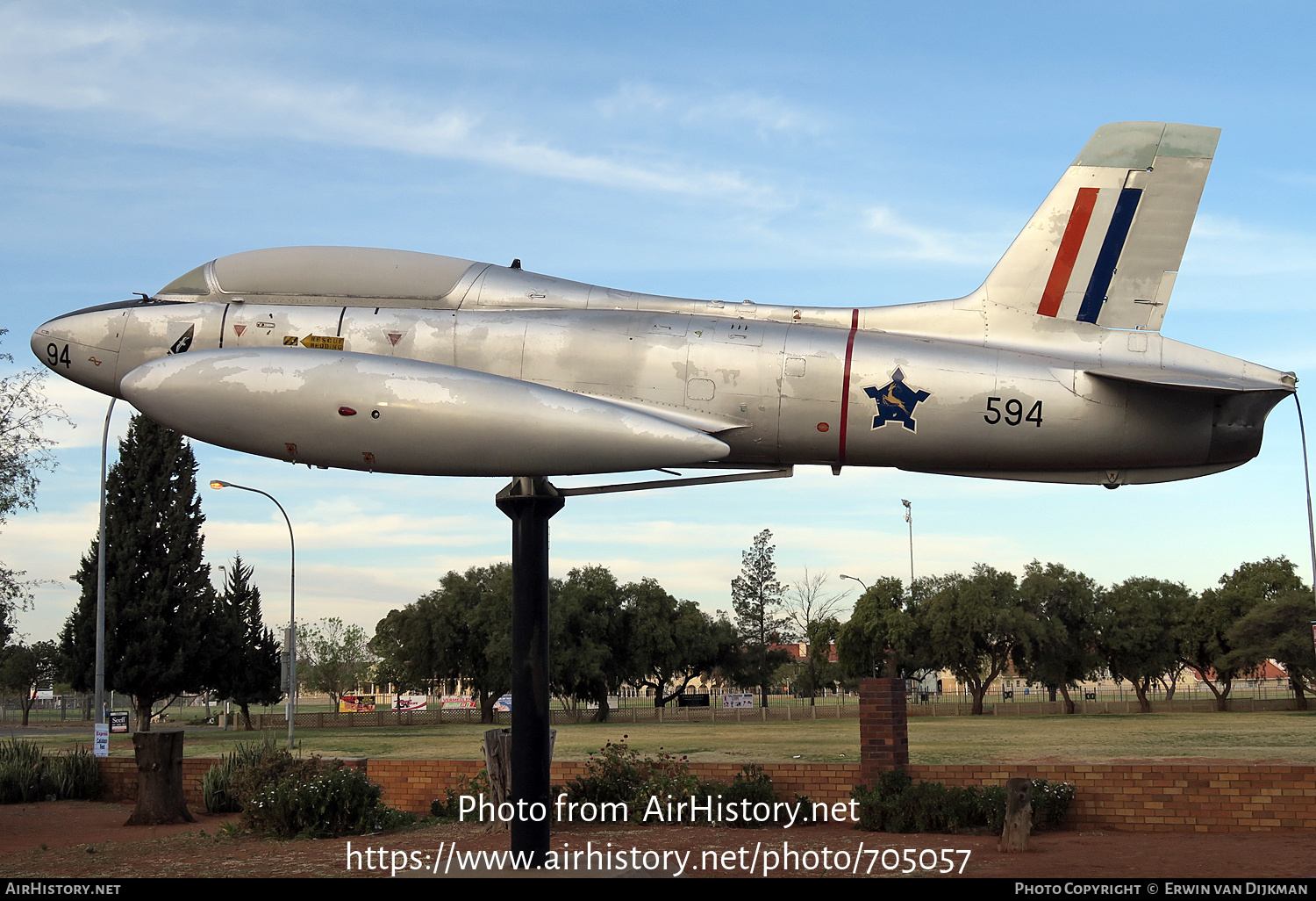 Aircraft Photo of 594 | Atlas MB-326M Impala 1 | South Africa - Air Force | AirHistory.net #705057