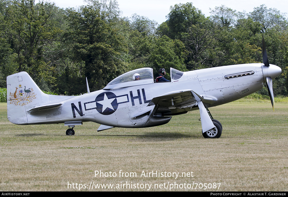 Aircraft Photo of N51AB | Commonwealth CA-18 Mustang 21 (P-51D) | USA - Air Force | AirHistory.net #705087