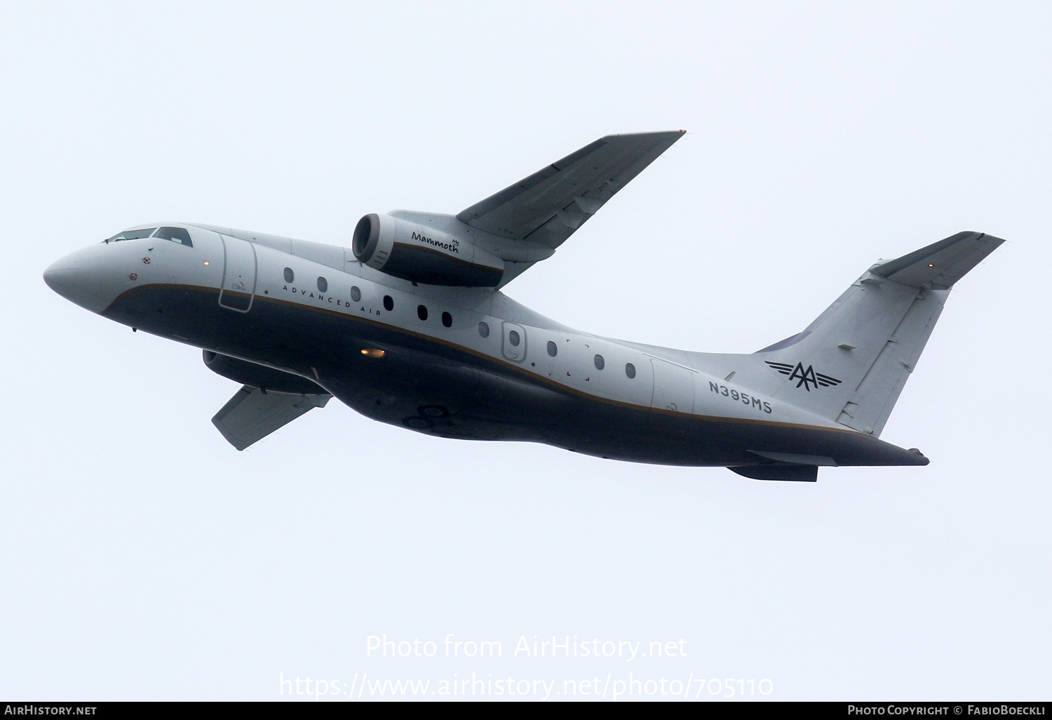 Aircraft Photo of N395MS | Fairchild Dornier 328-310 328JET | Advanced Air | AirHistory.net #705110