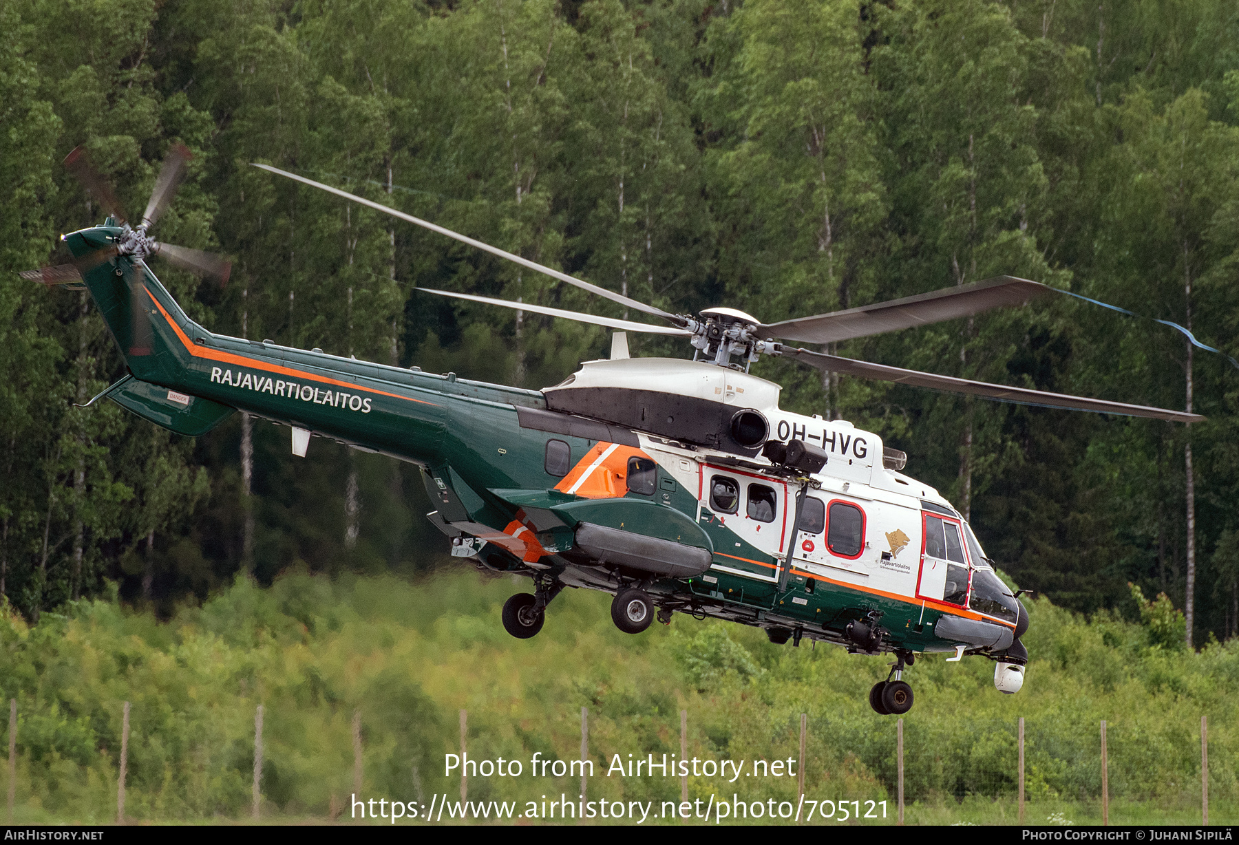 Aircraft Photo of OH-HVG | Aerospatiale AS-332L1 Super Puma | Rajavartiolaitos - Finnish Border Guard | AirHistory.net #705121