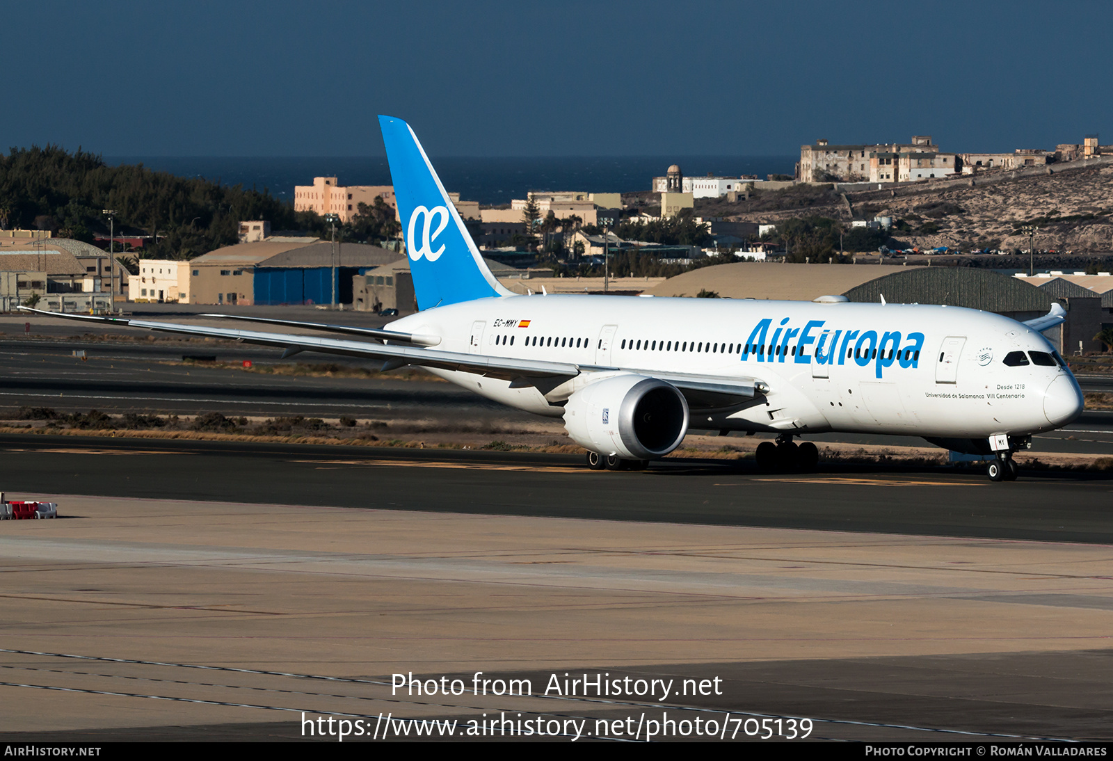 Aircraft Photo of EC-MMY | Boeing 787-8 Dreamliner | Air Europa | AirHistory.net #705139