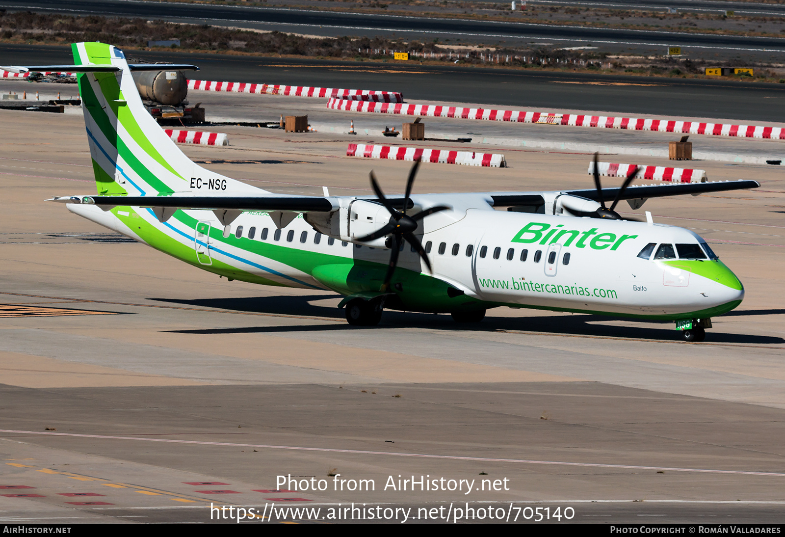 Aircraft Photo of EC-NSG | ATR ATR-72-600 (ATR-72-212A) | Binter Canarias | AirHistory.net #705140