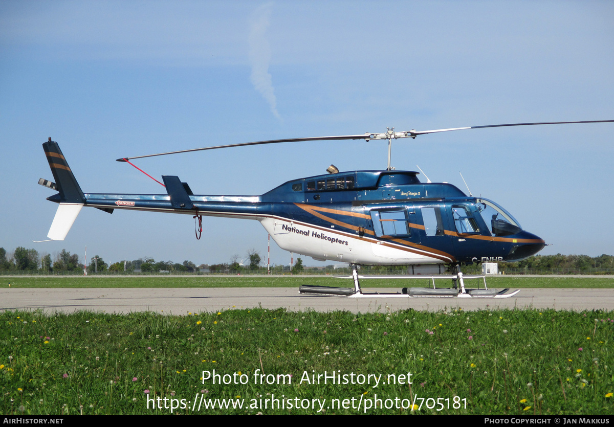 Aircraft Photo of C-FNHB | Bell 206L-2 LongRanger II | National Helicopters | AirHistory.net #705181