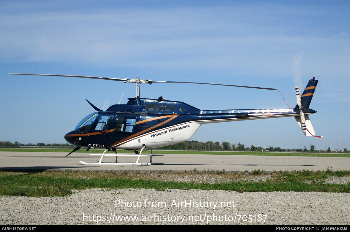 Aircraft Photo of C-FFUJ | Bell 206B-3 JetRanger III | National Helicopters | AirHistory.net #705187