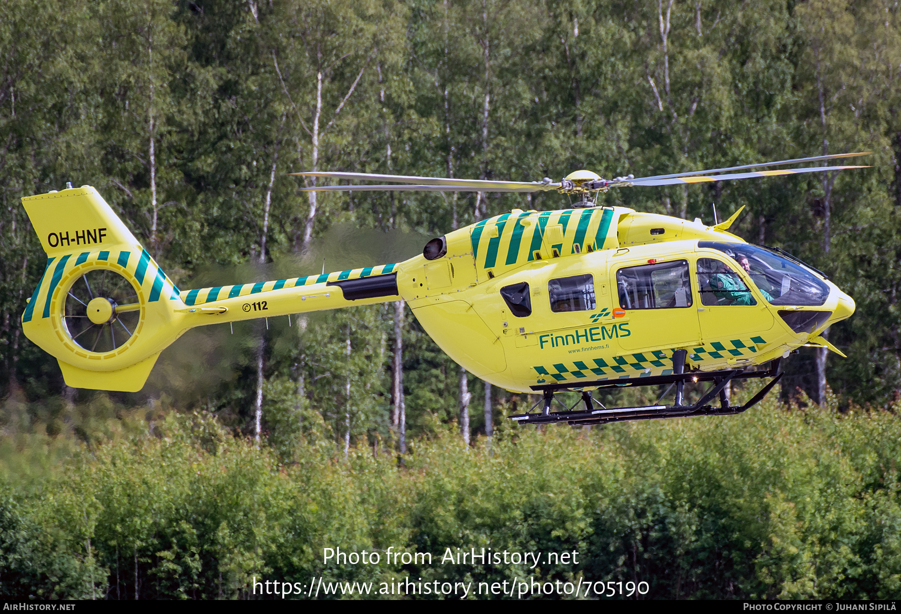 Aircraft Photo of OH-HNF | Airbus Helicopters EC-145 (BK-117 D-2) | FinnHEMS | AirHistory.net #705190