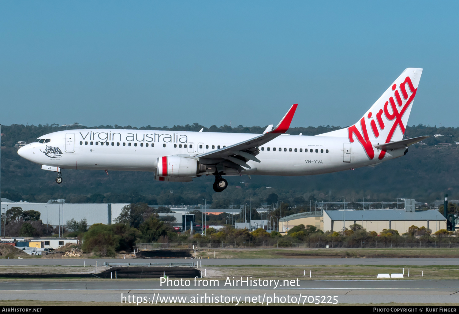 Aircraft Photo of VH-YVA | Boeing 737-8FE | Virgin Australia Airlines | AirHistory.net #705225