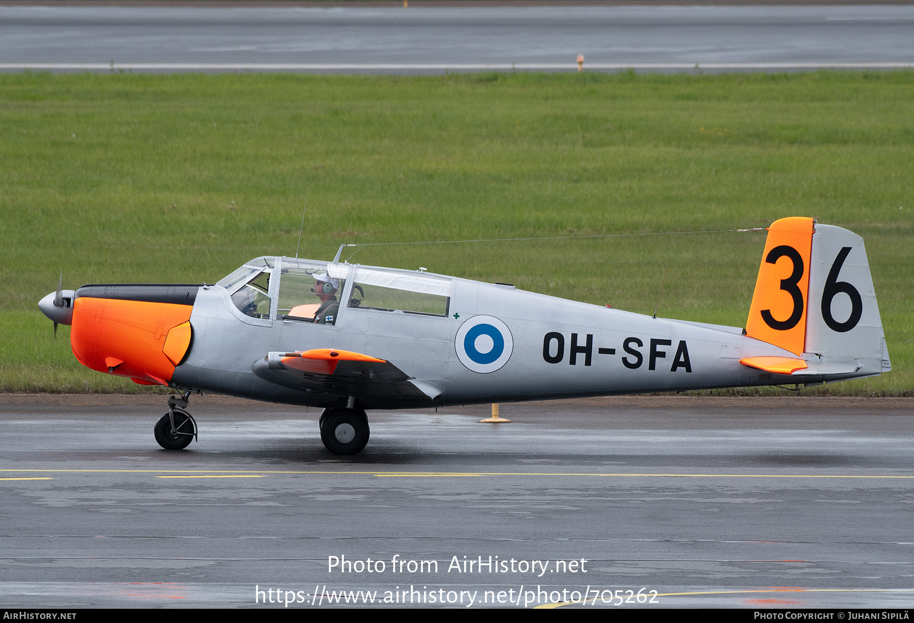 Aircraft Photo of OH-SFA / SF-36 | Saab 91D Safir | Finland - Air Force | AirHistory.net #705262