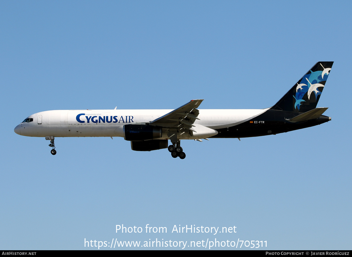 Aircraft Photo of EC-FTR | Boeing 757-256(PCF) | Cygnus Air | AirHistory.net #705311