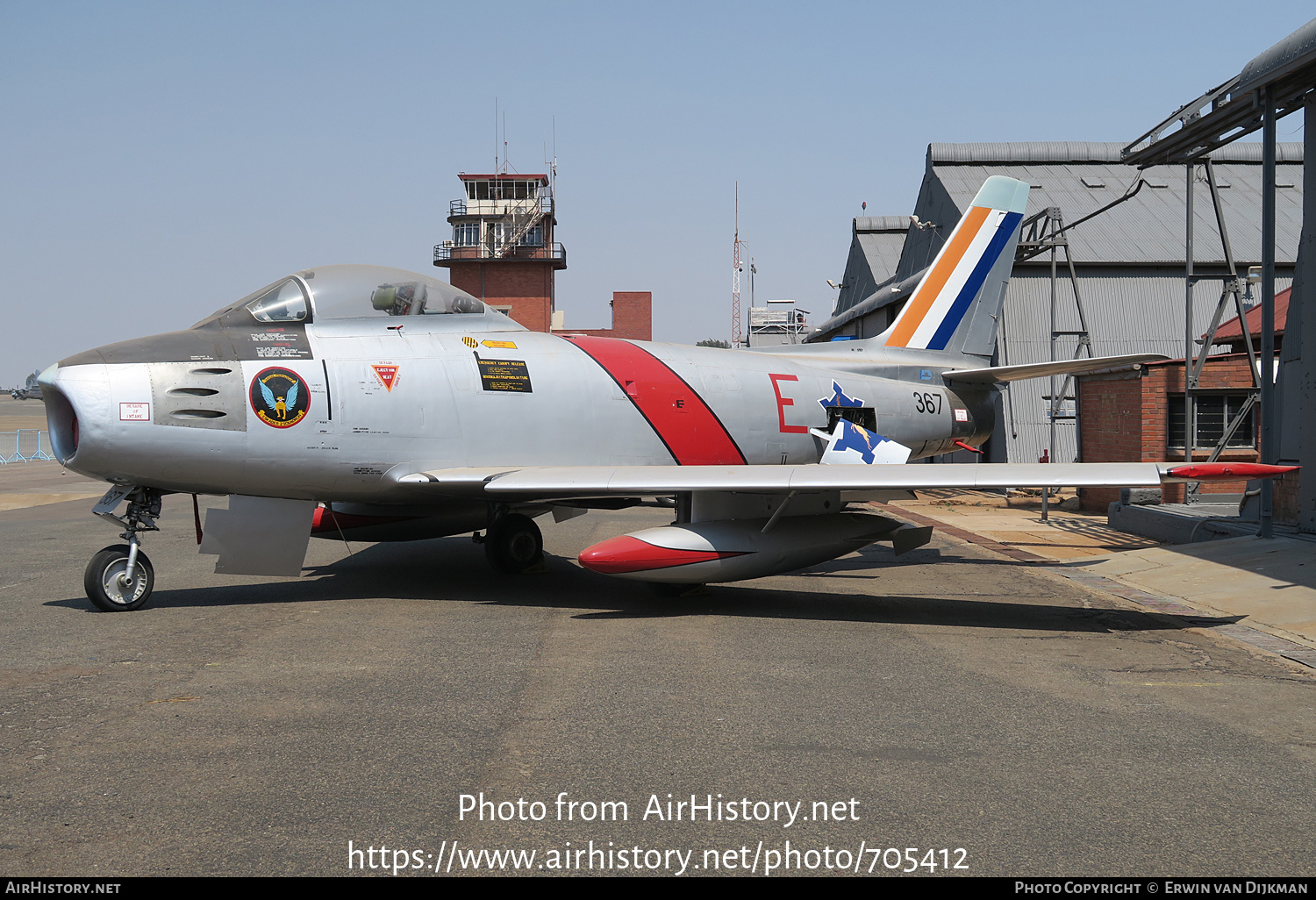 Aircraft Photo of 367 | Canadair CL-13B Sabre 6 | South Africa - Air Force | AirHistory.net #705412