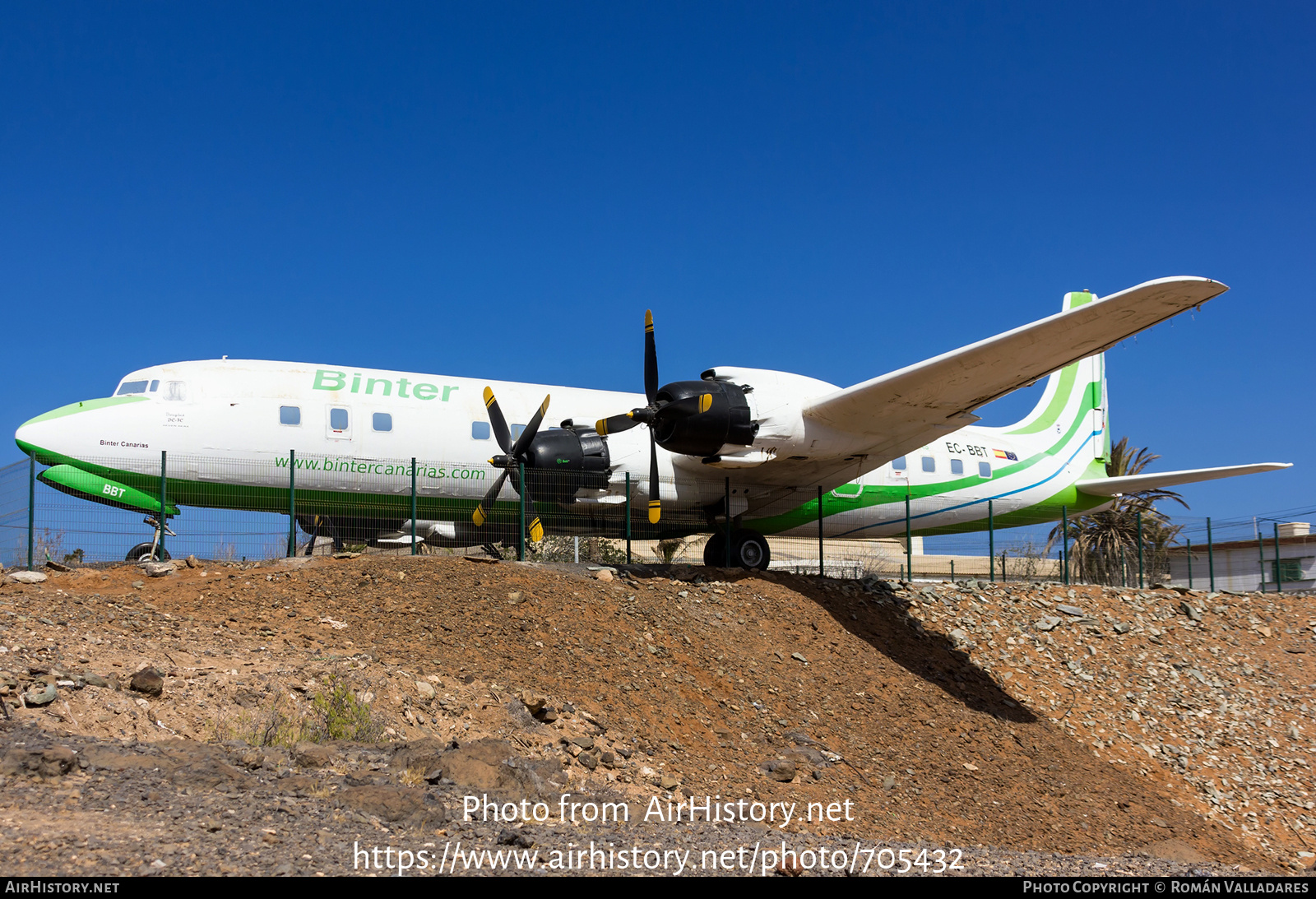 Aircraft Photo of EC-BBT | Douglas DC-7C | Binter Canarias | AirHistory.net #705432