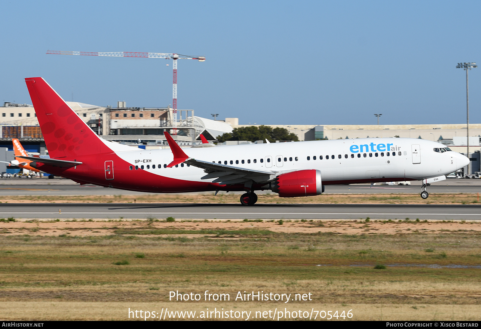 Aircraft Photo of SP-EXH | Boeing 737-8 Max 8 | Enter Air | AirHistory.net #705446