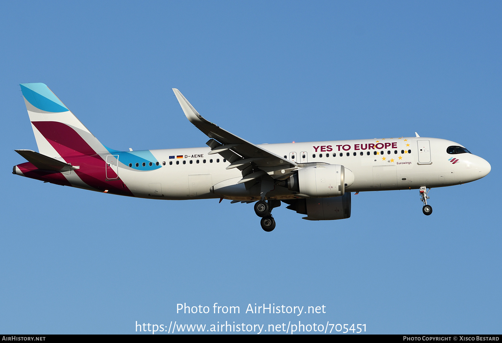 Aircraft Photo of D-AENE | Airbus A320-251N | Eurowings | AirHistory.net #705451