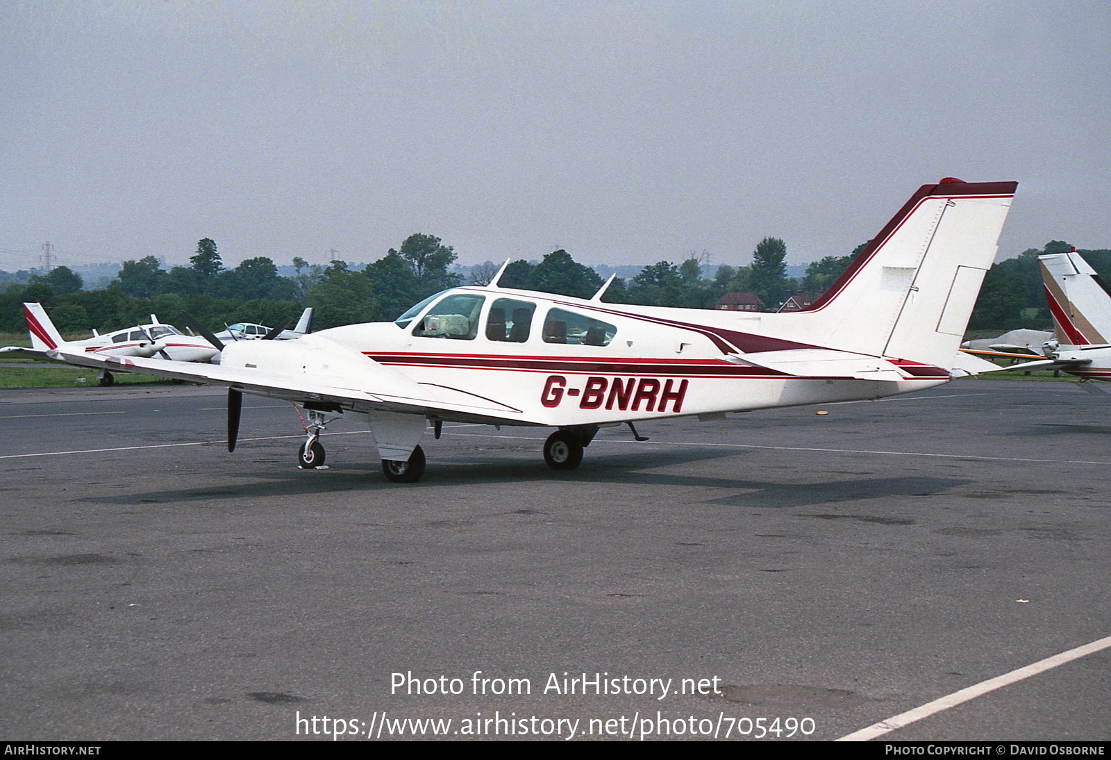 Aircraft Photo of G-BNRH | Beech E55 Baron | AirHistory.net #705490