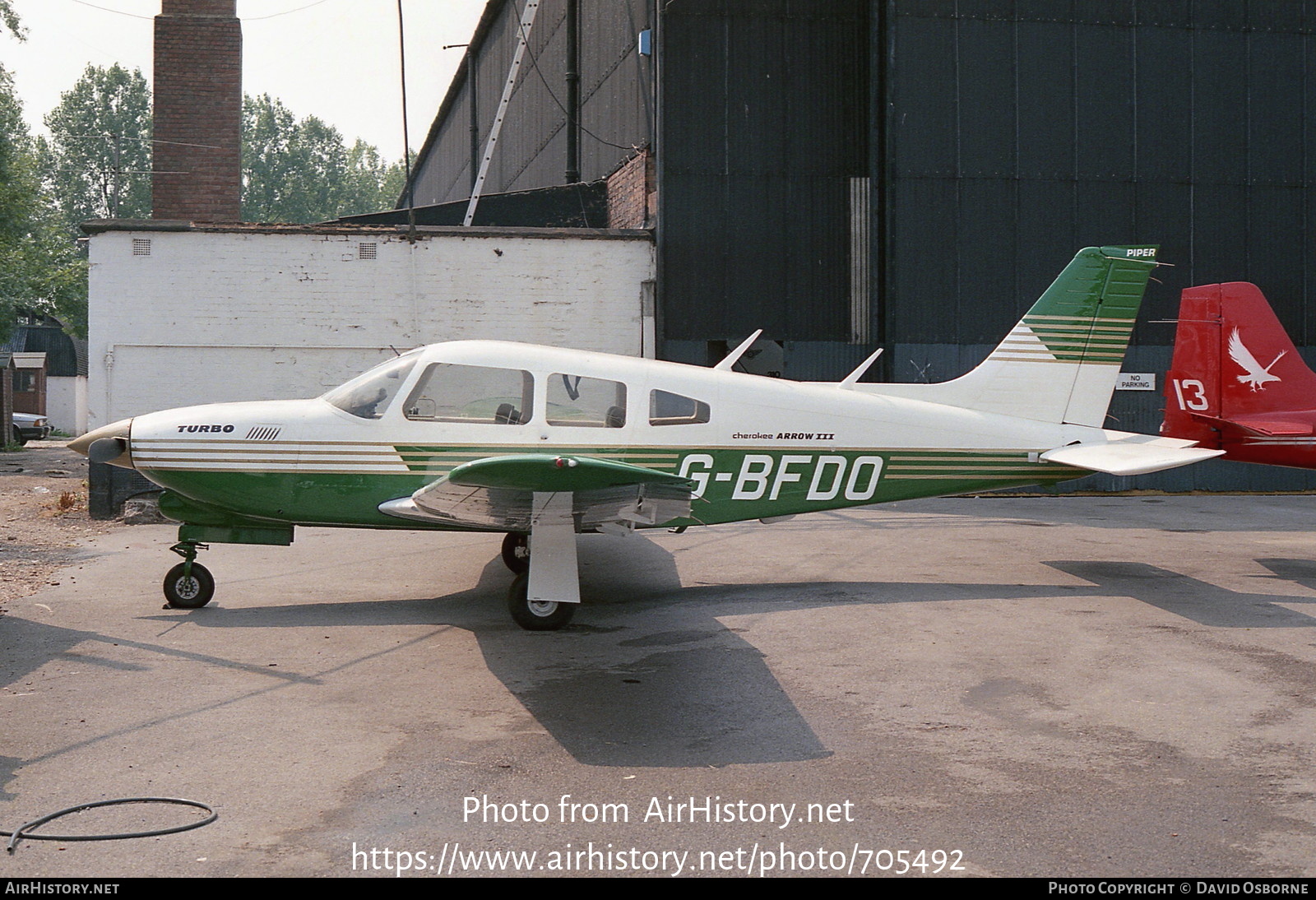 Aircraft Photo of G-BFDO | Piper PA-28R-201T Turbo Cherokee Arrow III | AirHistory.net #705492