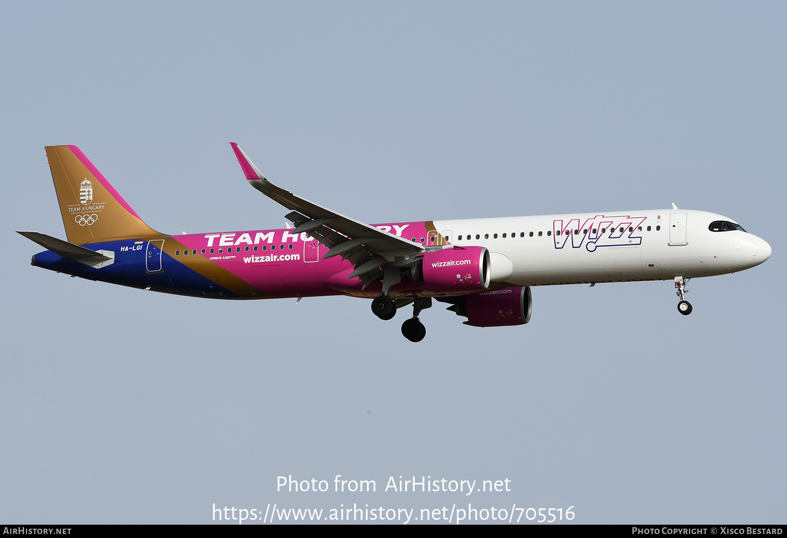 Aircraft Photo of HA-LGI | Airbus A321-271NX | Wizz Air | AirHistory.net #705516