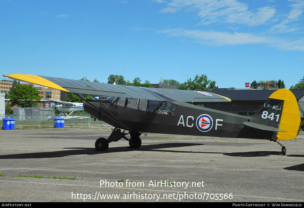 Aircraft Photo of LN-ACJ | Piper L-18C Super Cub | Norway - Army | AirHistory.net #705566