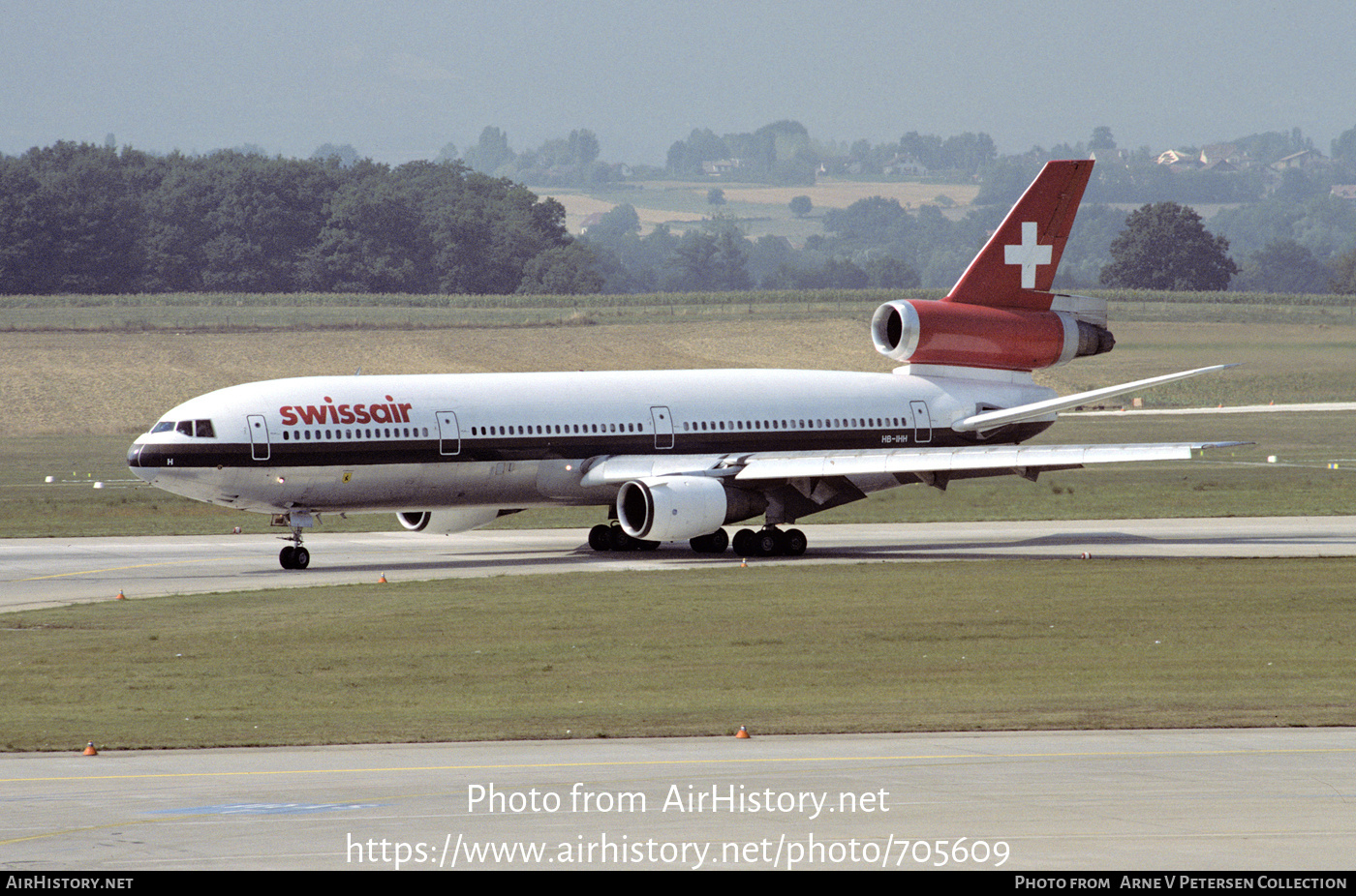 Aircraft Photo of HB-IHH | McDonnell Douglas DC-10-30 | Swissair | AirHistory.net #705609