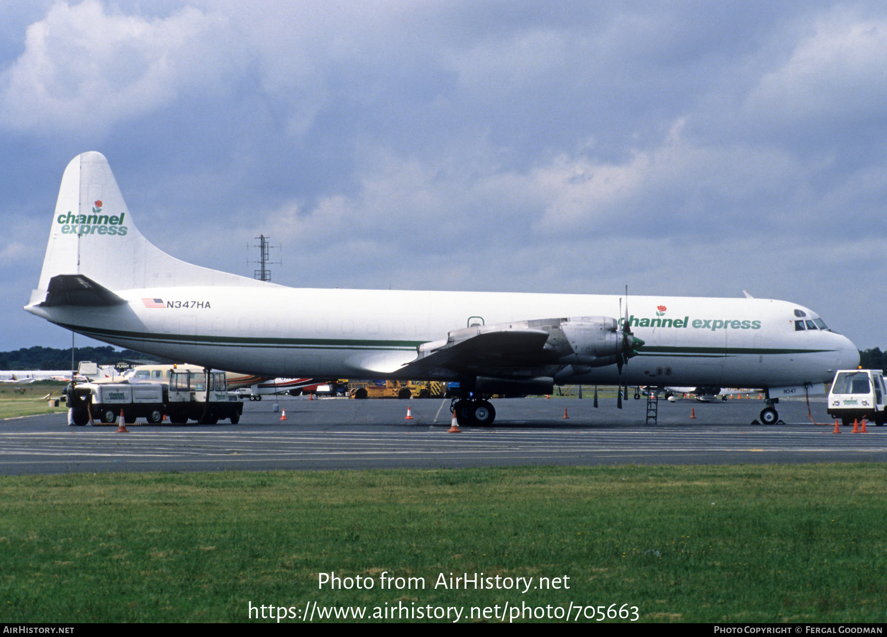 Aircraft Photo of N347HA | Lockheed L-188C(F) Electra | Channel Express | AirHistory.net #705663