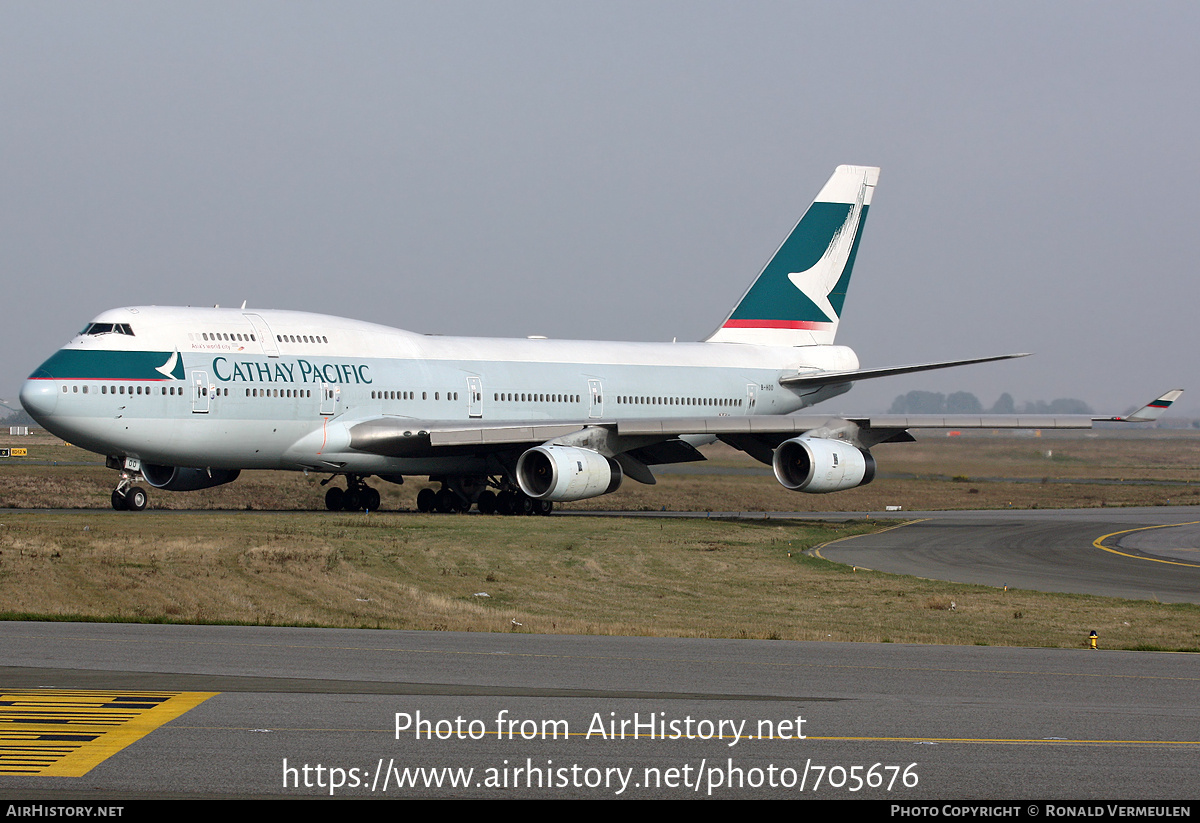 Aircraft Photo of B-HOO | Boeing 747-467 | Cathay Pacific Airways | AirHistory.net #705676