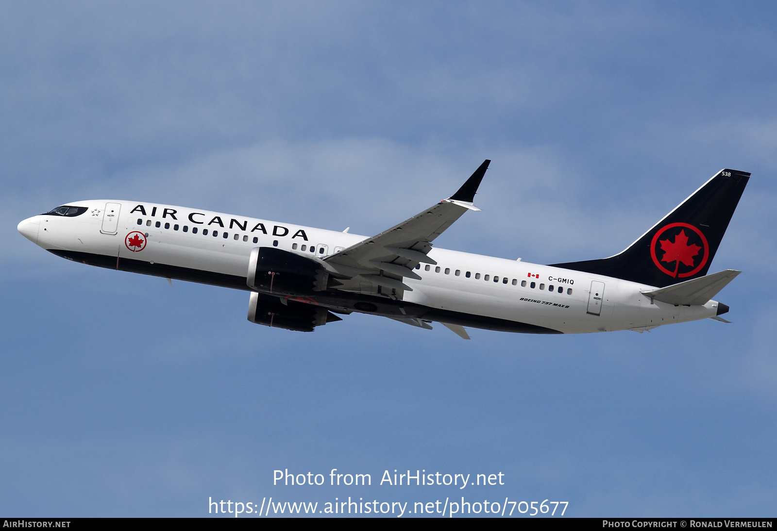 Aircraft Photo of C-GMIQ | Boeing 737-8 Max 8 | Air Canada | AirHistory.net #705677