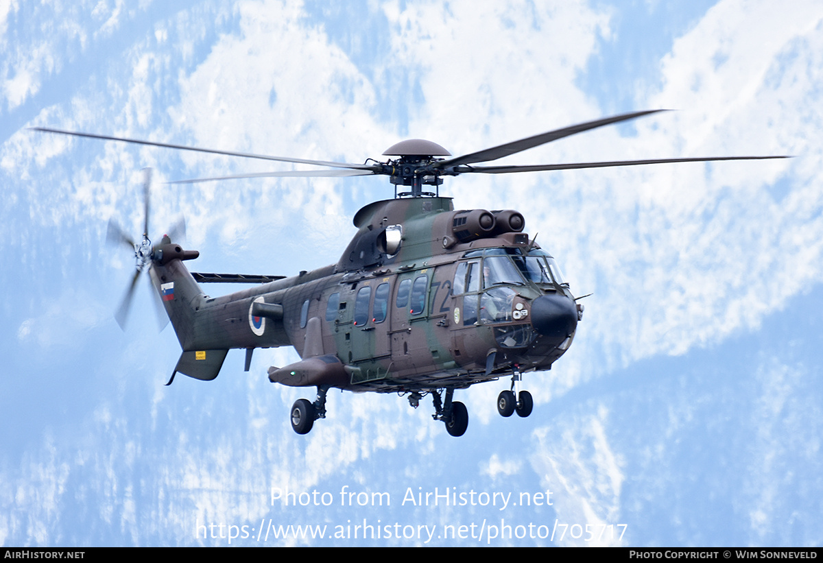 Aircraft Photo of H3-72 | Eurocopter AS-532AL Cougar | Slovenia - Air Force | AirHistory.net #705717