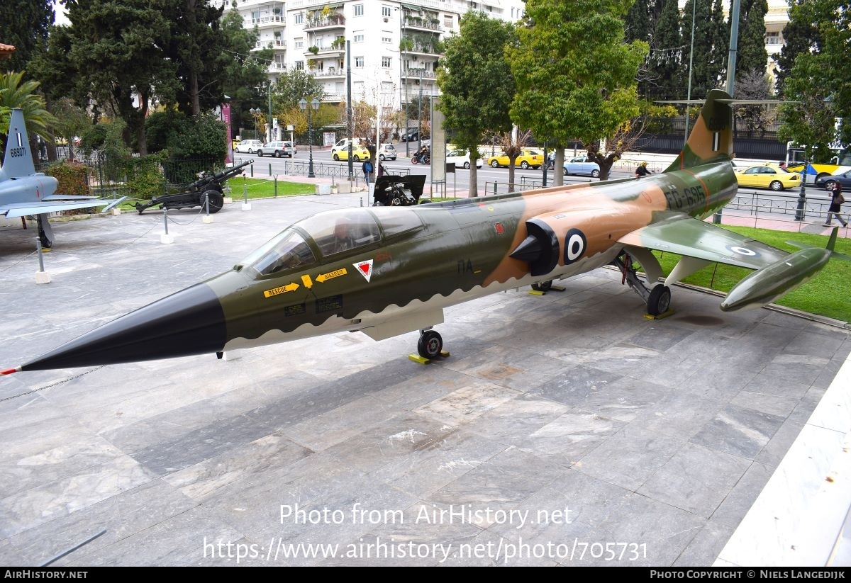 Aircraft Photo of 6695 | Lockheed F-104G Starfighter | Greece - Air Force | AirHistory.net #705731