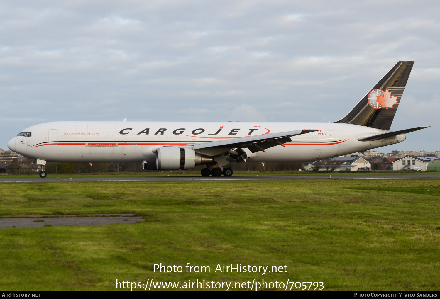 Aircraft Photo Of C Gyaj Boeing 767 35e Er Bcf Cargojet