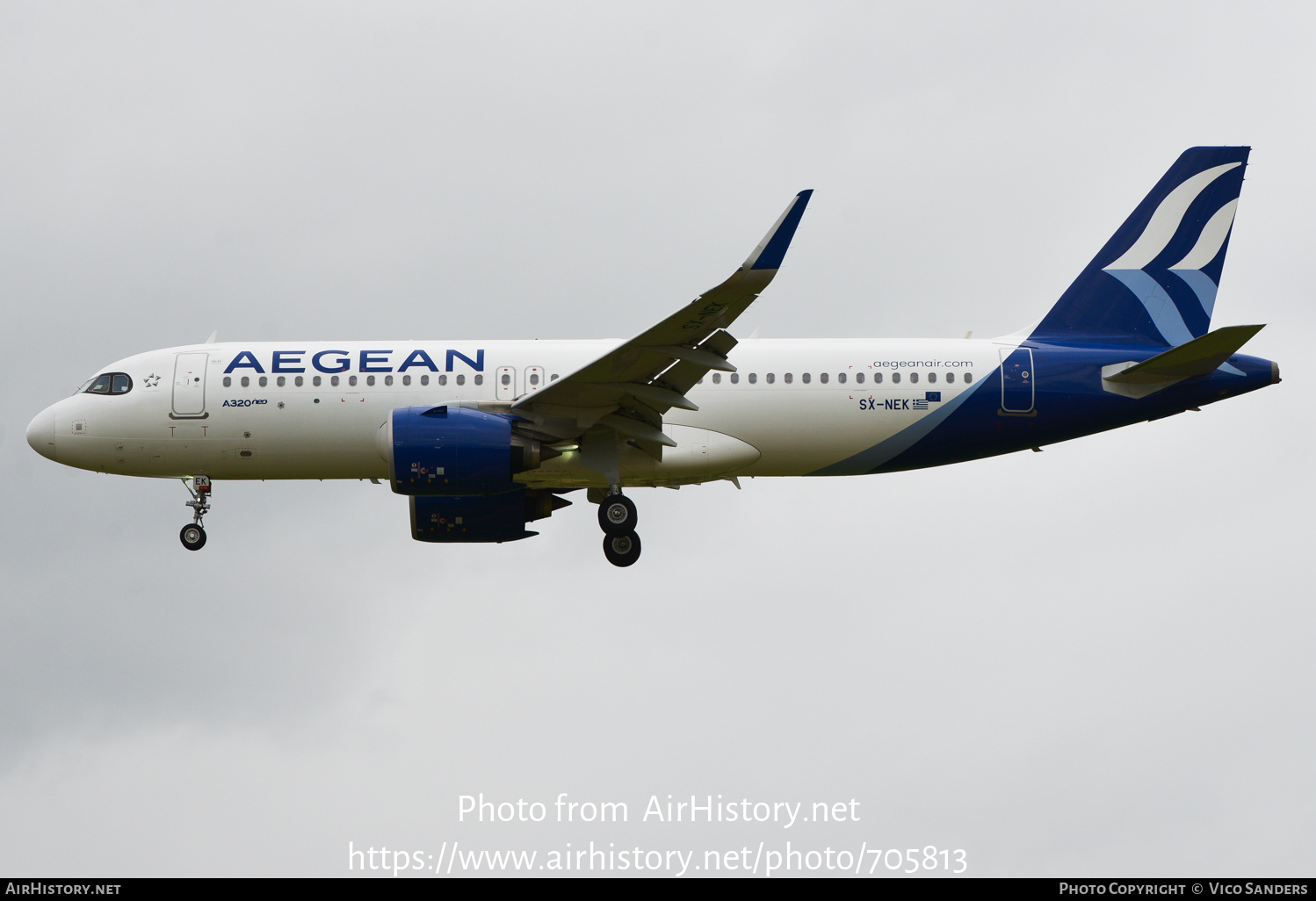 Aircraft Photo of SX-NEK | Airbus A320-271N | Aegean Airlines | AirHistory.net #705813