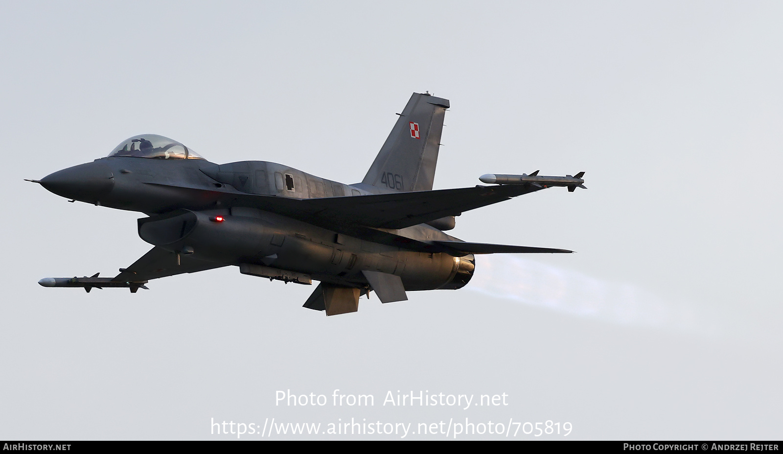 Aircraft Photo of 4061 | Lockheed Martin F-16CJ Fighting Falcon | Poland - Air Force | AirHistory.net #705819