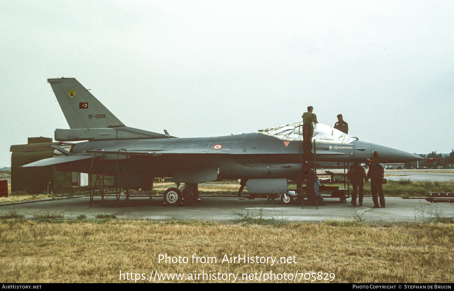 Aircraft Photo of 91-0018 | General Dynamics F-16CG Fighting Falcon | Turkey - Air Force | AirHistory.net #705829