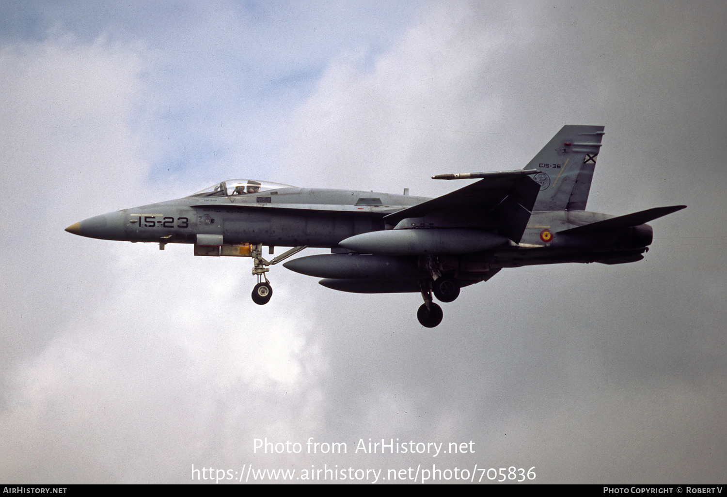 Aircraft Photo of C.15-36 | McDonnell Douglas EF-18A Hornet | Spain - Air Force | AirHistory.net #705836