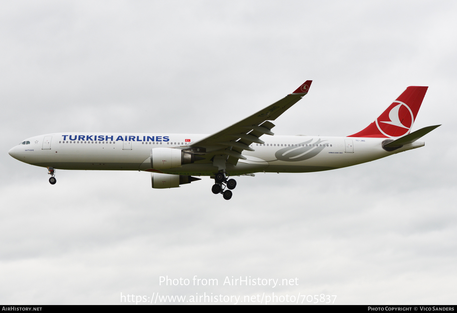 Aircraft Photo of TC-JNS | Airbus A330-303 | Turkish Airlines | AirHistory.net #705837