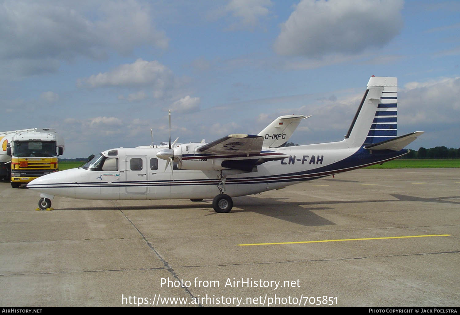 Aircraft Photo of LN-FAH | Rockwell 690B Turbo Commander | AirHistory.net #705851