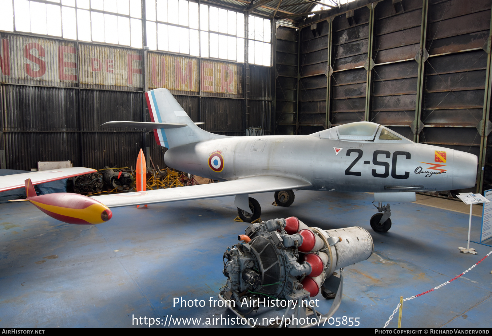 Aircraft Photo of 231 | Dassault MD-450 Ouragan | France - Air Force ...