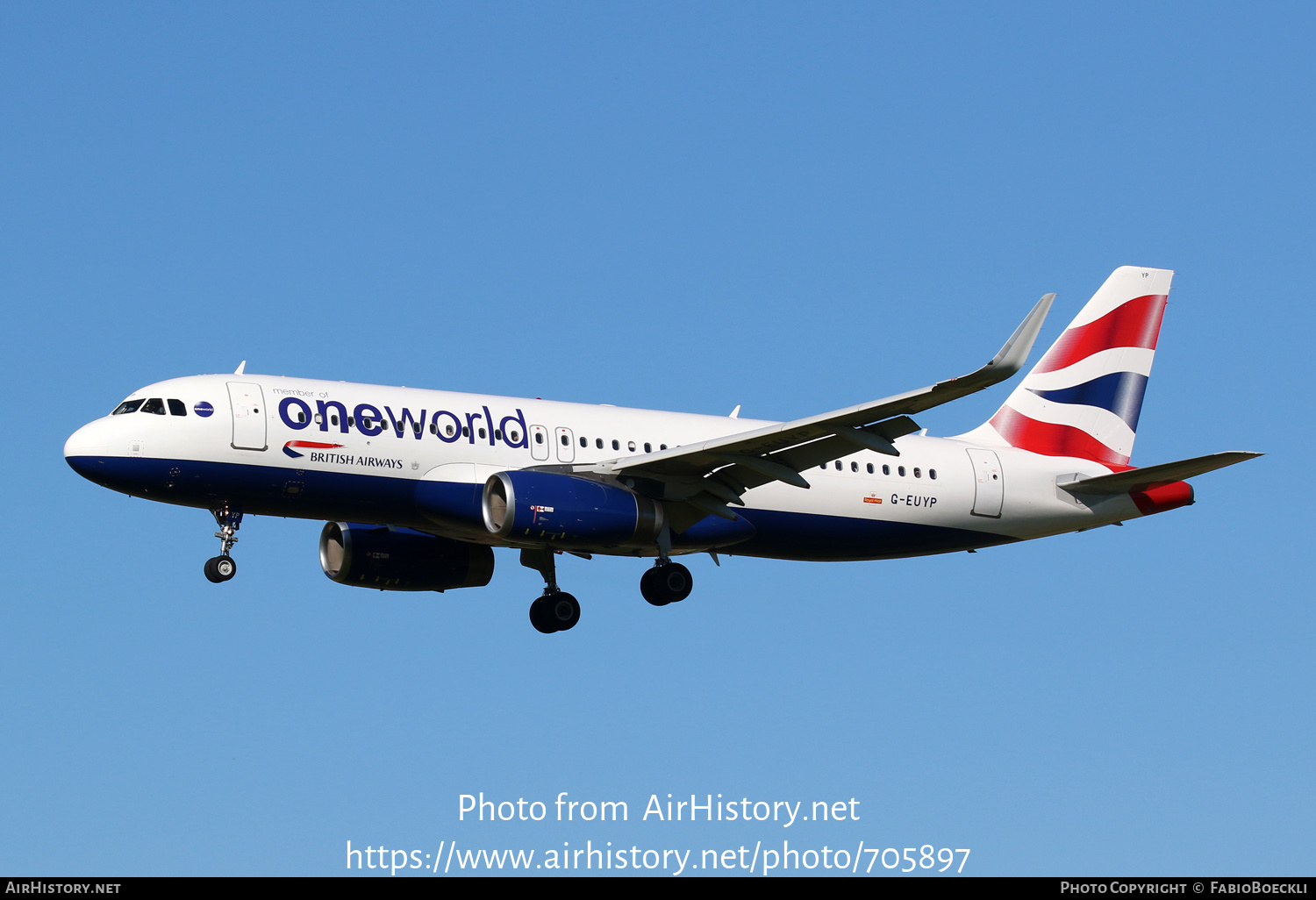 Aircraft Photo of G-EUYP | Airbus A320-232 | British Airways | AirHistory.net #705897