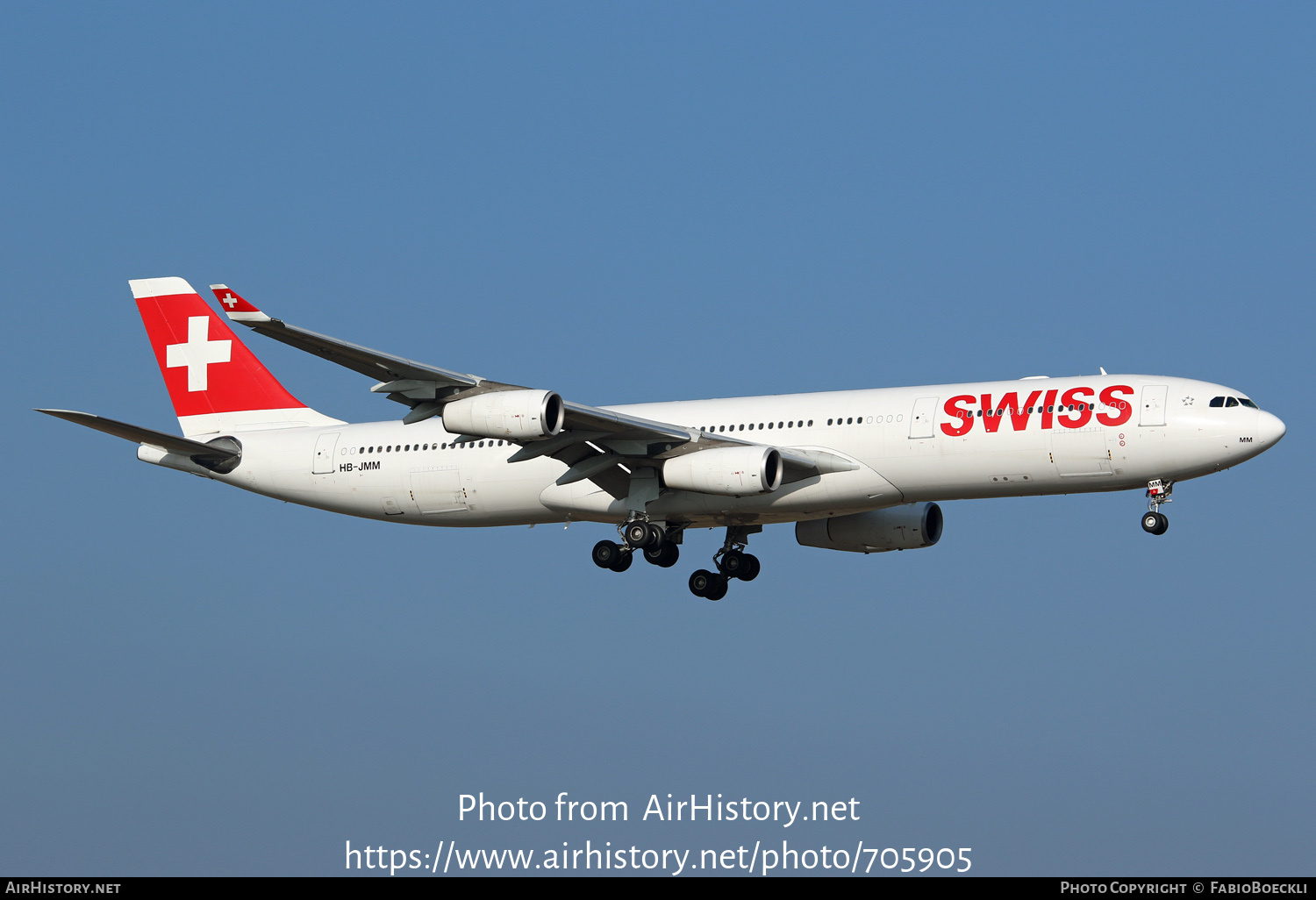 Aircraft Photo of HB-JMM | Airbus A340-313X | Swiss International Air Lines | AirHistory.net #705905