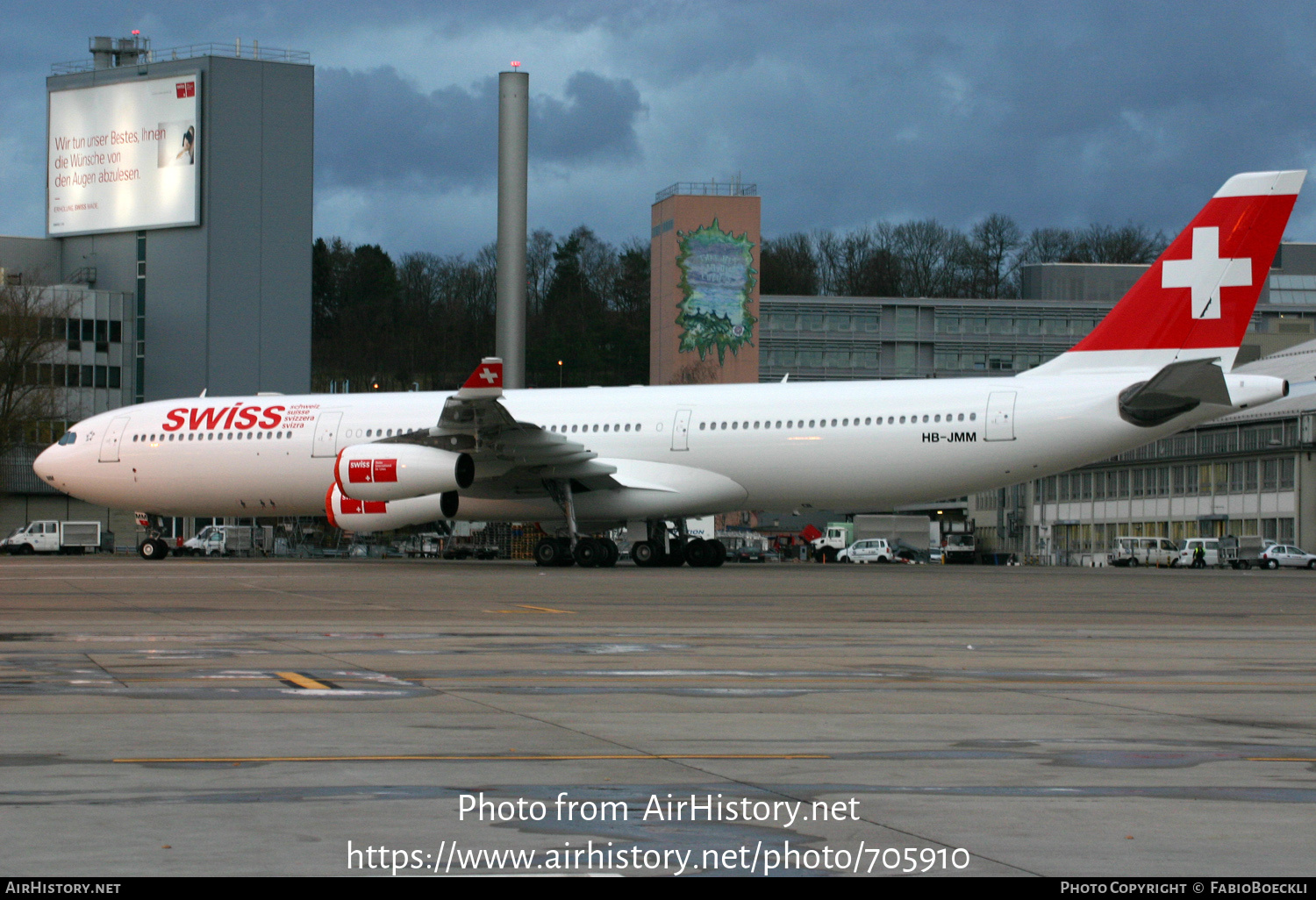 Aircraft Photo of HB-JMM | Airbus A340-313X | Swiss International Air Lines | AirHistory.net #705910