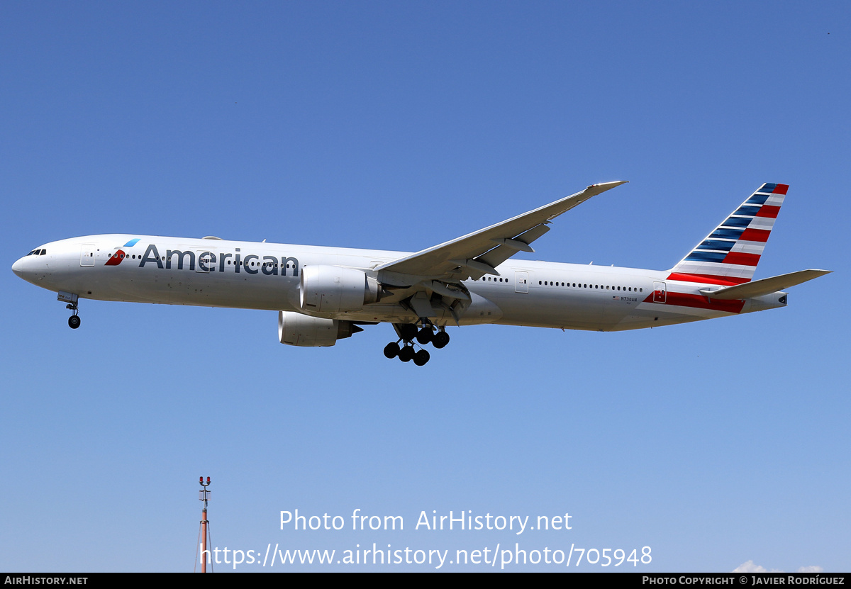 Aircraft Photo of N730AN | Boeing 777-323/ER | American Airlines | AirHistory.net #705948