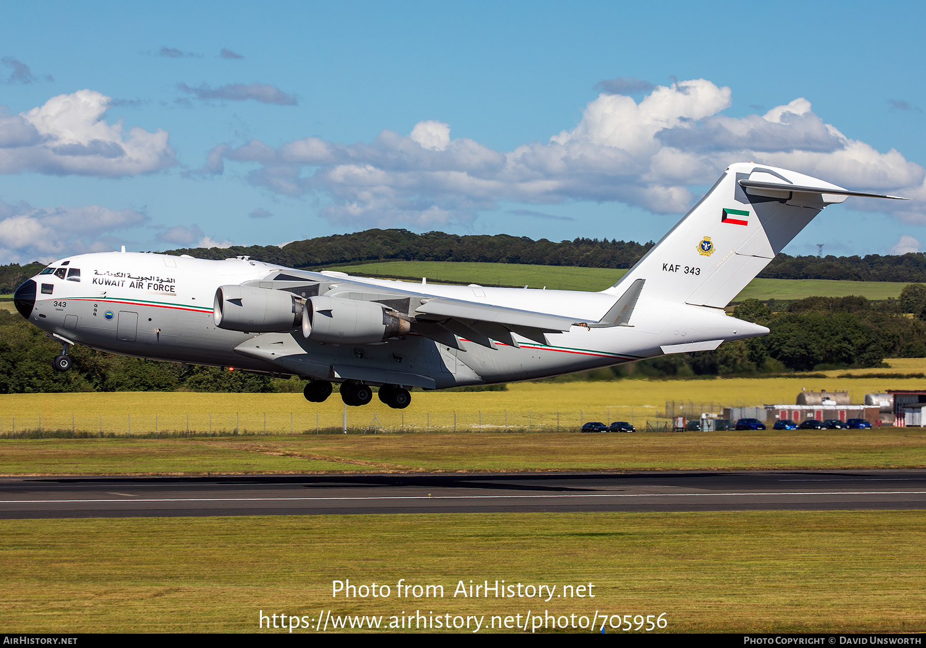 Aircraft Photo of KAF343 | Boeing C-17A Globemaster III | Kuwait - Air Force | AirHistory.net #705956